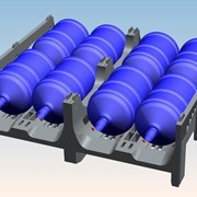 Bottle Rack (Пластиковые паллеты многооборотные для 19л. бутылей)