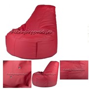Мебель бескаркасная Кресло Банан "Leather Red" купить в России, Москве, цена от производителя