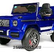 Детский электромобиль BARTY Mercedes-Benz G63 AMG BBH-0003 синий глянец фото