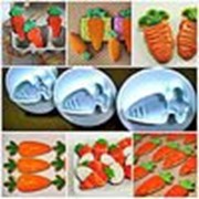 Кондитерский плунжер “Морковь“, в наборе 3 шт фотография