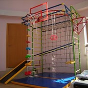 Детский спортивный комплекс для дома, 4-х стоечный