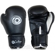 Перчатки боксёрские INDIGO PU PS-790 8 унций Черный фотография