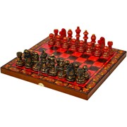 Шахматы “Русские узоры“ с фигурами “Стаунтон“ (40 х 20 х 4 см) фото