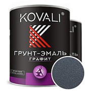 Грунт-эмаль “3в1“ KOVALI черный графит (0,77кг) фото