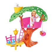 Кукла Еви с игровым набором Домик на дереве фото