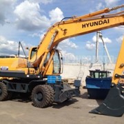 Аренда экскаватора с гидромолотом Hyundai 210 фото