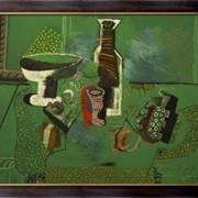 Картина Зеленый натюрморт, Пикассо, Пабло фотография