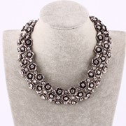 Ожерелье с металлическими цветами, Zara