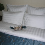 Комплект постельного белья страйп-сатин 1.5 фотография