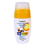 Детское молочко SunStyle солнцезащитное SPF-30 UV (A+B) водостойкое