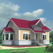 Деревянно-каркасный дом фото