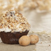 Кекс “Грецкий орешек с черносливом“ из пророщенных зёрен пшеницы фото