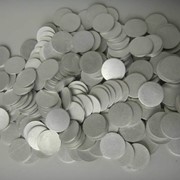 Заготовка для чеканка монет, алюминий, d=25х3 мм. фото