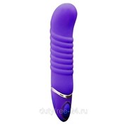 Фиолетовый перезаряжаемый вибратор PROVIBE - 14 см. фотография