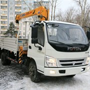 Среднетоннажный грузовик FOTON 1069 с краноманипуляторной установкой КМУ XCMGSQ3.2SK2Q фото