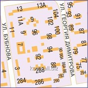 Настенная карта Самары 130х175 см. фото