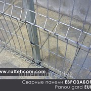 Забор металлический сварной. Panou gard zincat. Eurogard. Gard фото