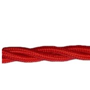 Матерчатый провод 2х1,5 Red(красный) фотография