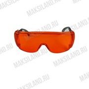 Очки светозащитные Monoart 519, 41 гр.,широкие дужки,бок.защита,оранж.,рег.дуг,наклон 261015 фото