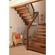 Лестницы деревянные HGM фото