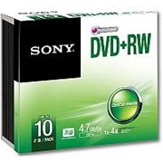 Диск Sony DVD+RW 4.7Gb в коробочке(за штуку)