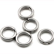 Заводное кольцо Namazu RING-A, цв. Cr, р. 2 ( d=10,3 mm), test-35 кг (уп.10 шт)/2000/ фотография