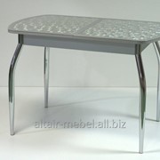 Стол обеденный Гоа, цвет серебро фотография