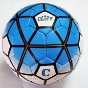 Мяч футбольный CLIFF бело-синий