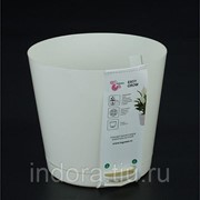 Горшок для цветов Easy Grow D 120 с прикорневым поливом 0,75 л молочный (шт.)