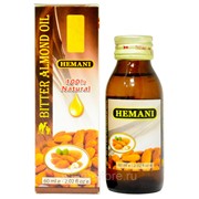 Масло горького миндаля Hemani bitter almond Oil 60ml фото
