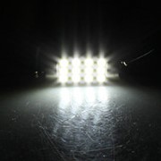 Купола автомобиля 12 LED 1210 3528-SMD свет колбы лампы Интерьер белый фотография