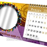 Настольный календарь с зеркальцем фото