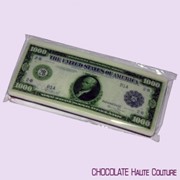 Доллары из шоколада фотография