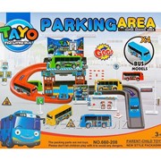 Игровой набор Парковка автобуса Тайо и его друзья фотография
