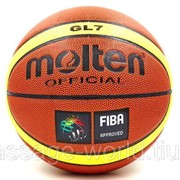 Мяч баскетбольный PU №7 MOL фотография