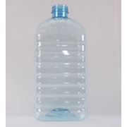 ПЭТ-бутыли 5 литров квадратные (одноразовые) фото