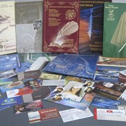 Высококачественная печать визиток, буклетов, листовок, календарей, плакатов, упаковок (коробки, пакеты) фото