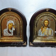 Венчальная арочная пара Спаситель и Б.М. Казанская фото