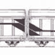 Перевозки грузовые 4-осным вагоном, модель Laaims (JR)