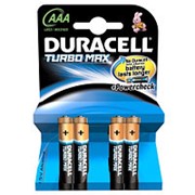 Батарейка Duracell Turbo Max AAA/LR03 алкалин. бл/4