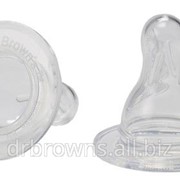 Набор из 2-х сосок 3+ Dr. Brown's Natural Flow® к стандартным бутылочкам фото