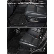 Коврик Lexus GX460/Toyota Prado150 (+3 ряд) 09-13 г. 3D Royal Magic Mat борт.Черный фотография