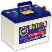 Батарея аккумуляторная 6СТ-75 ASIA о/п