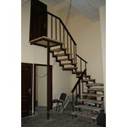 Модульная деревянная лестница «Твин» фотография