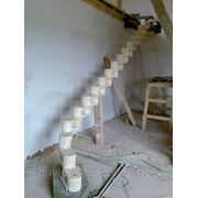 Лестница деревянная модульная. фотография