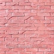 Искусственный камень — Античный кирпич 03-032 розовый сланец фото