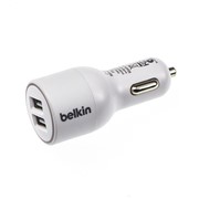 АЗУ 2USB iPhone Belkin (20/10Watt) + Lightning кабель White