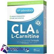 Жиросжигатель CLA L-Carnitine 45 кап. Vplab