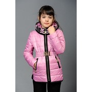 Весенняя куртка детская "Мальвина" Розовая 0023
