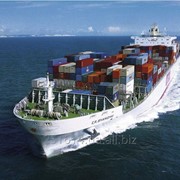 Морские контейнерные перевозки. Логистика морского транспорта фото